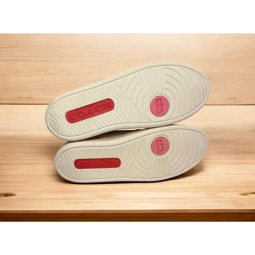 NWT Coach CA452 Wells Leather Slip-On Sneaker Size 7.5B